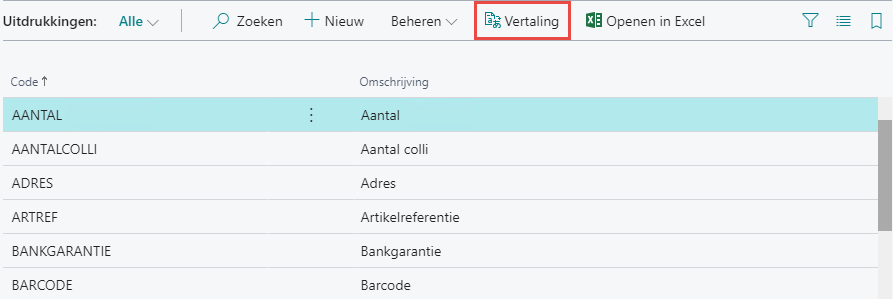 Uitdrukkingen