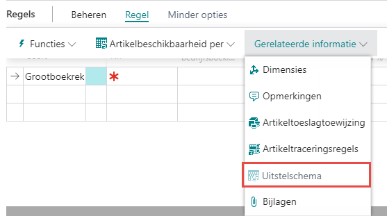 Uitstelschema