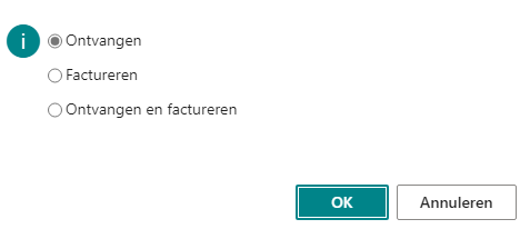 Ontvangst boeken