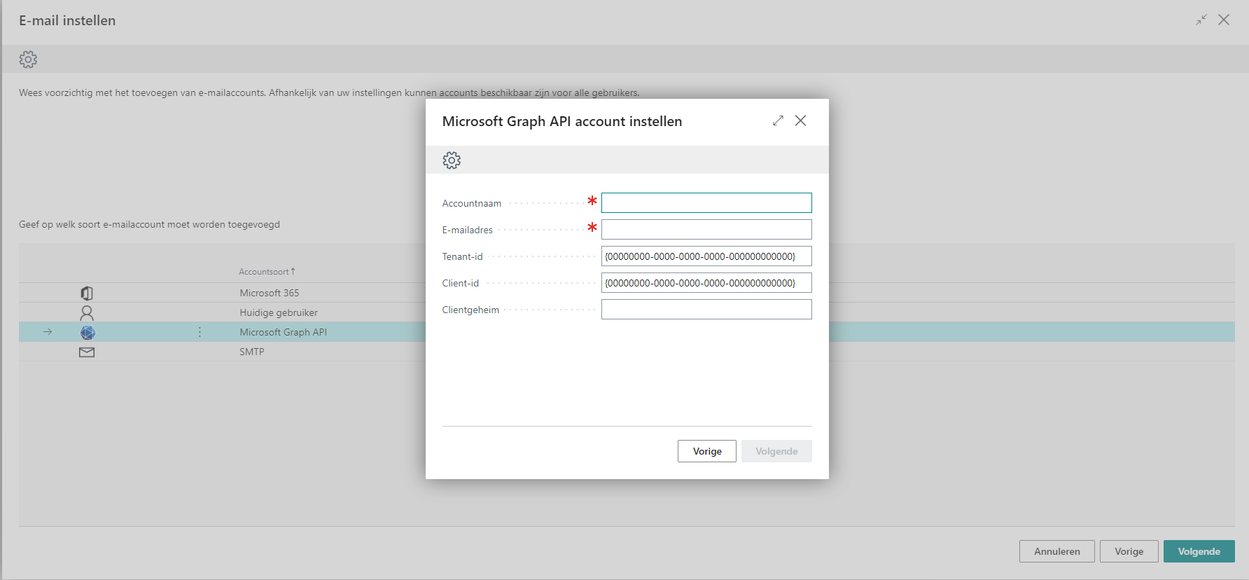 Microsoft Graph API Mail